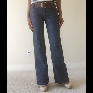 Wide waistband Denim.